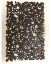 Nature inspired rectangular wooden mat